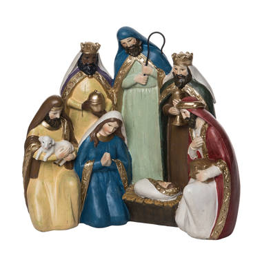 Kurt Adler Holy Family Table Piece Nativity & Reviews | Wayfair